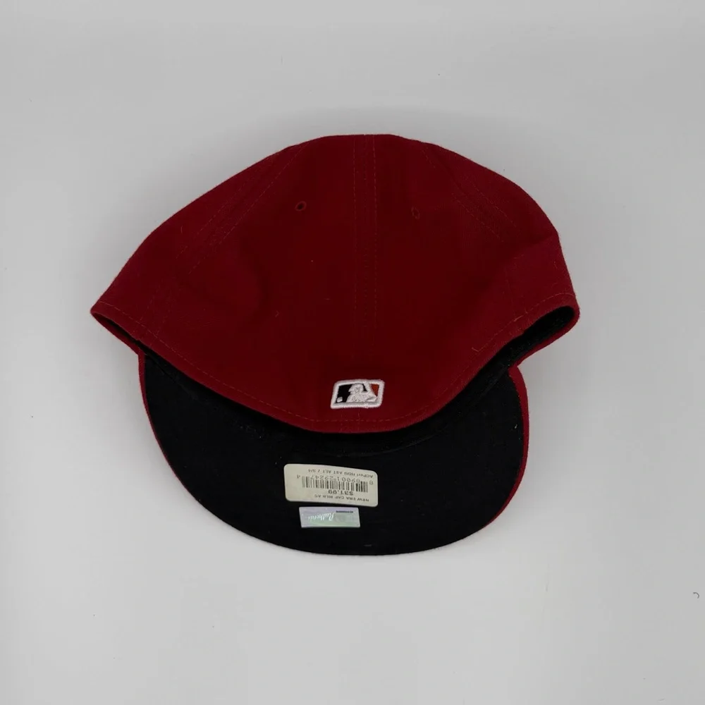 New Era Houston Astros 59FIFTY Fitted Baseball Hat Size 7 3/4.  Red, NWT.